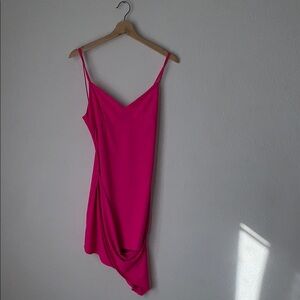 Superdown Thalia Elegant Pink Slip Dress